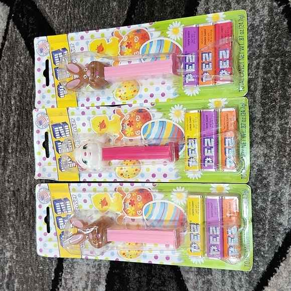 PEZ 2015 COLLECTIBLE BUNNY & LAMB CANDY DISPENSER 3 PC BUNDLE - Picture 5 of 12
